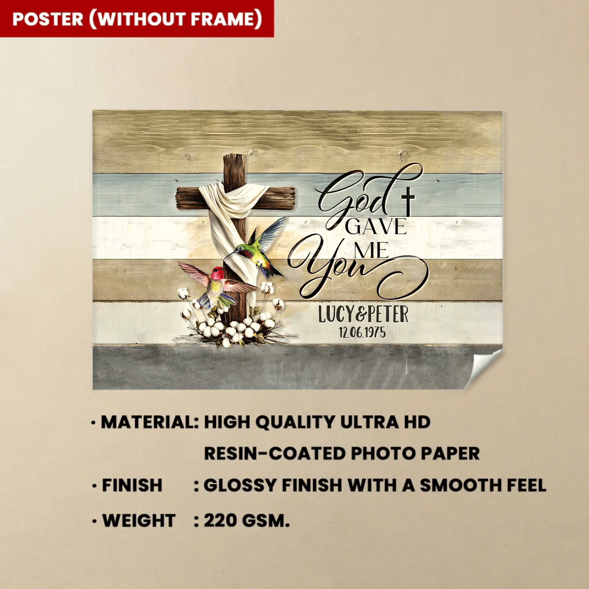 Customized Gift For Couple Wedding Anniversary Canvas Wall Art 712248 - 712249 - DiyGiftly