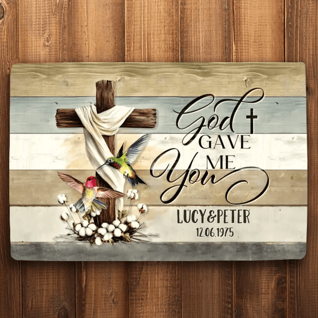 Customized Gift For Couple Wedding Anniversary Doormat 712248 - D - DiyGiftly