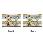 Customized Gift For Couple - Wedding Anniversary Pillow 712248 - B - DiyGiftly