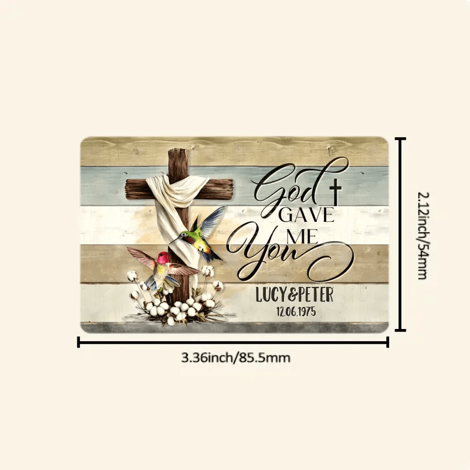 Customized Gift For Couple Wedding Anniversary Wallet Card 712248 - Q - DiyGiftly