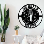 Customized Music Audio Studio Metal LED Lights – Personalized Recording Studio Wall Art Sign, DJ Music Room Decoration, Sound Engineer Custom Name Metal Lighted Sign for Home Studio or Business 22286336 - DiyGiftly