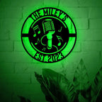 Customized Music Audio Studio Metal LED Lights – Personalized Recording Studio Wall Art Sign, DJ Music Room Decoration, Sound Engineer Custom Name Metal Lighted Sign for Home Studio or Business 22286336 - DiyGiftly