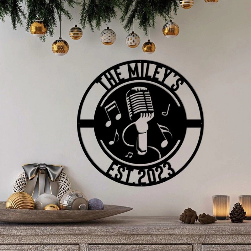 Customized Music Audio Studio Metal LED Lights – Personalized Recording Studio Wall Art Sign, DJ Music Room Decoration, Sound Engineer Custom Name Metal Lighted Sign for Home Studio or Business 22286336 - DiyGiftly