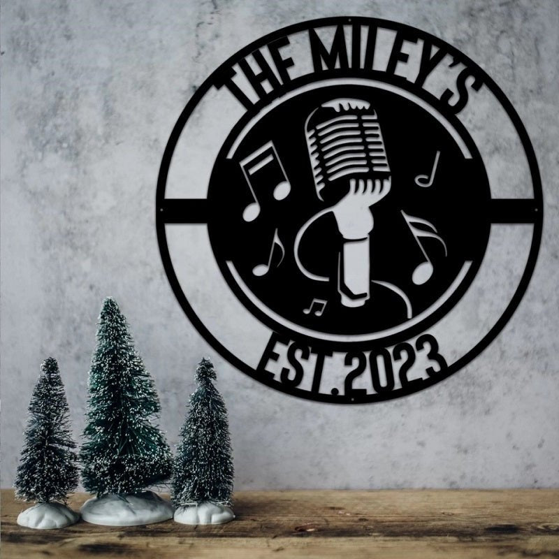 Customized Music Audio Studio Metal LED Lights – Personalized Recording Studio Wall Art Sign, DJ Music Room Decoration, Sound Engineer Custom Name Metal Lighted Sign for Home Studio or Business 22286336 - DiyGiftly