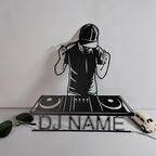 Customized Name DJ Player Metal Sign – Personalized Wall Art for DJs, Music Rooms, Home Studios, or Nightclubs, LED Metal Decoration, Unique Gift for Music Lovers and DJ Enthusiasts 29923072 - DiyGiftly