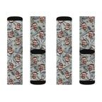 Customized Person Socks, Custom Face Socks - Money Socks - Put your Face on socks, back to school gift, 100 dollar bill,Father's Day Gift 709056 - DiyGiftly