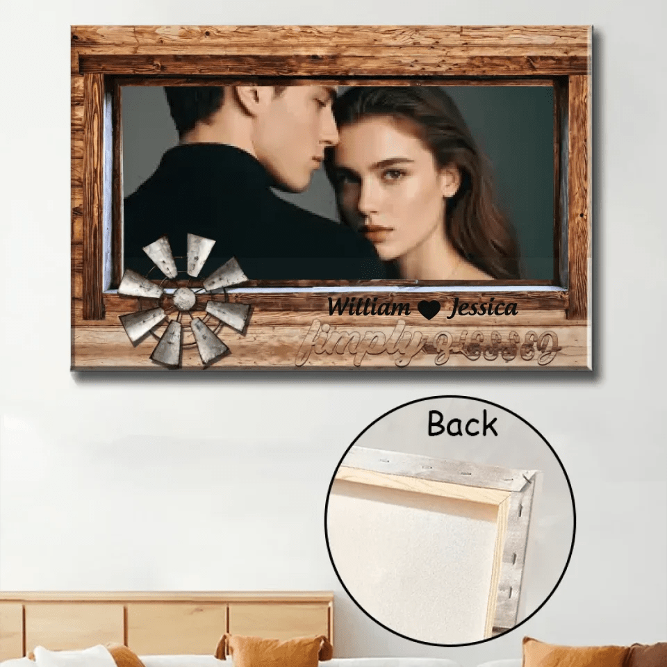 Customized Posters For Couples - Simply Blessed - Personalized Poster 742012 - 742016 - DiyGiftly