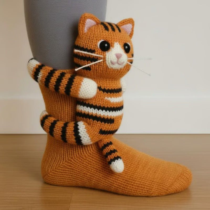 Cute Animal Socks – Warm Winter Accessories Christmas Gift for Animal Lovers - DiyGiftly