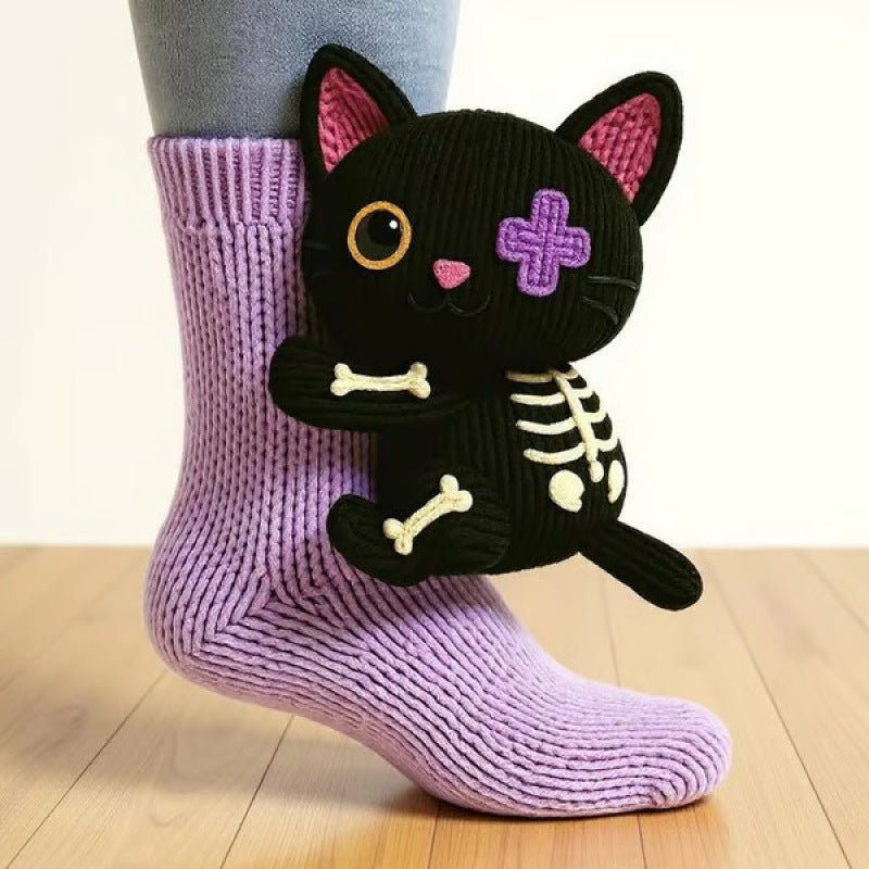 Cute Animal Socks – Warm Winter Accessories Christmas Gift for Animal Lovers - DiyGiftly