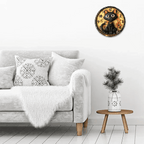 Cute Black Cat - Personalized Black Cat Wall Clock 735471 - DiyGiftly