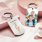 thoughtful keychain for dad with custom detail