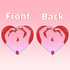 Custom Photo Heart-shaped Pillow Personalized Pillow Valentines Gift Wedding Gift for Couple