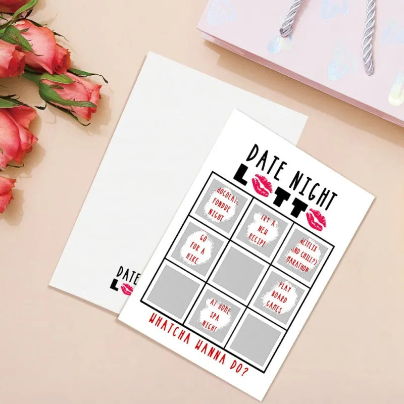 Lover's Lotto Scratch Card Valentine's Day Surprise Funny Scratch off Card Gift