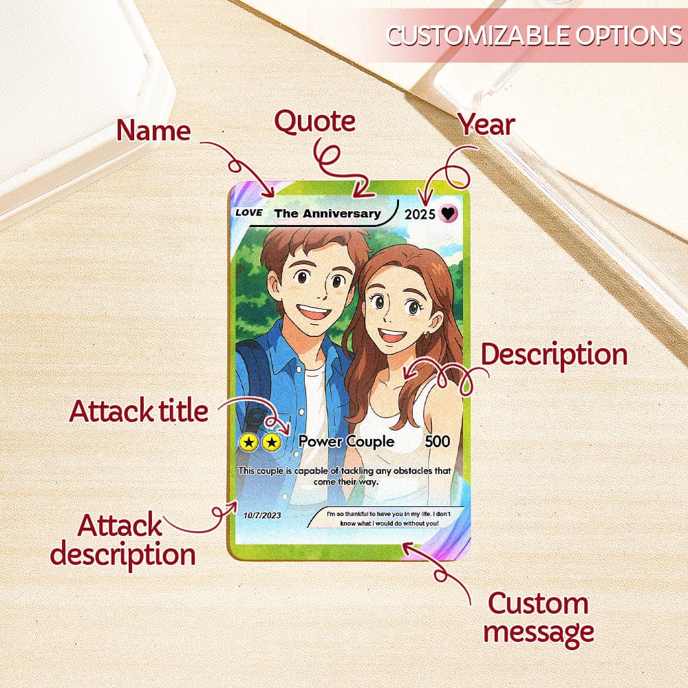 Custom Valentine's Day Poke Card Gift For Couple Valentine's Day Gift Custom Poke Present