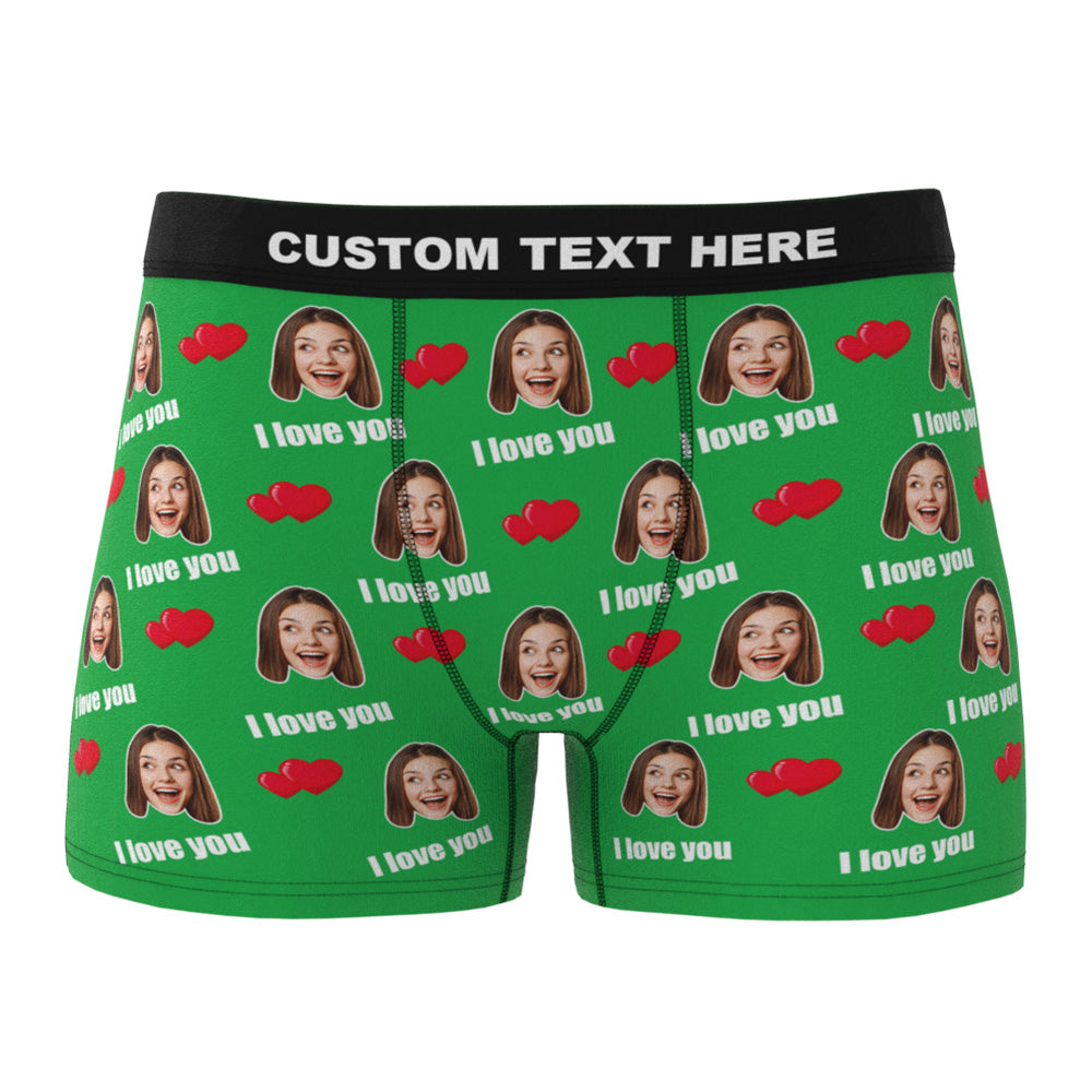 personalized face photo funny romantic gift boxer shorts gift for boyfriend