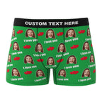 personalized face photo funny romantic gift boxer shorts gift for boyfriend