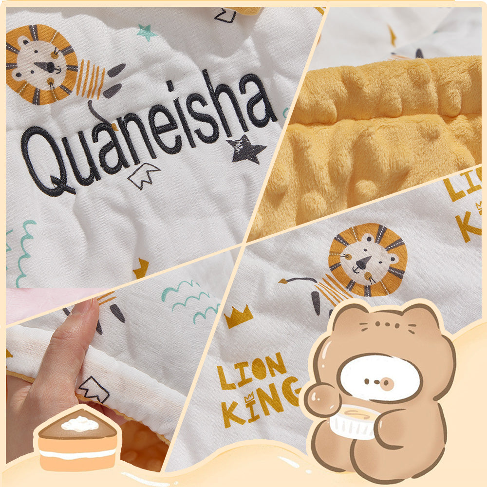 Personalized Baby Blanket Custom Baby Blanket with Embroidered Name Gift for Baby