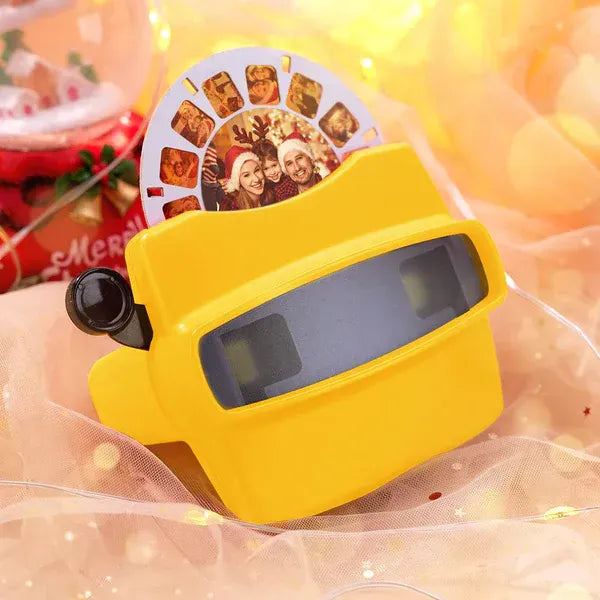 Custom 3D Viewfinder and Reel Personalized Christmas Gifts Text and Photo Viewer with Your Own Photos