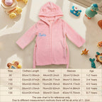 Personalized Baby Sleepwear with Embroidery Name Bear Ears Dressing Gown Gift for Kid