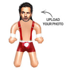 Custom Face Sexy Santa Blow Up Dolls Funny Inflatable Balloon Custom Air Doll for Party Favors Christmas Gifts