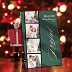 Christmas Gift Custom Glass Code Filmstrip Plaque/Keychain Four Colors Available