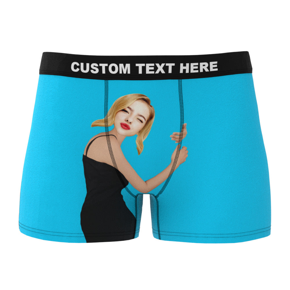 personalized photo boxer shorts custom design gift for boyfriend