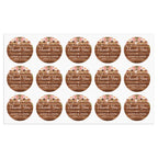 Personalized Thank You Stickers Round Wedding Birthday Favor labels for Gifts