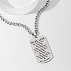 Personalized Engraved Stainless Steel Dog Tag Picture Necklace Gifts for Love