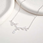 unique engraved necklace tree optional quantity pendant trendy wedding close up
