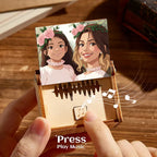 Custom Anime Style Music Box with Your Photo | Choose Your Own Song