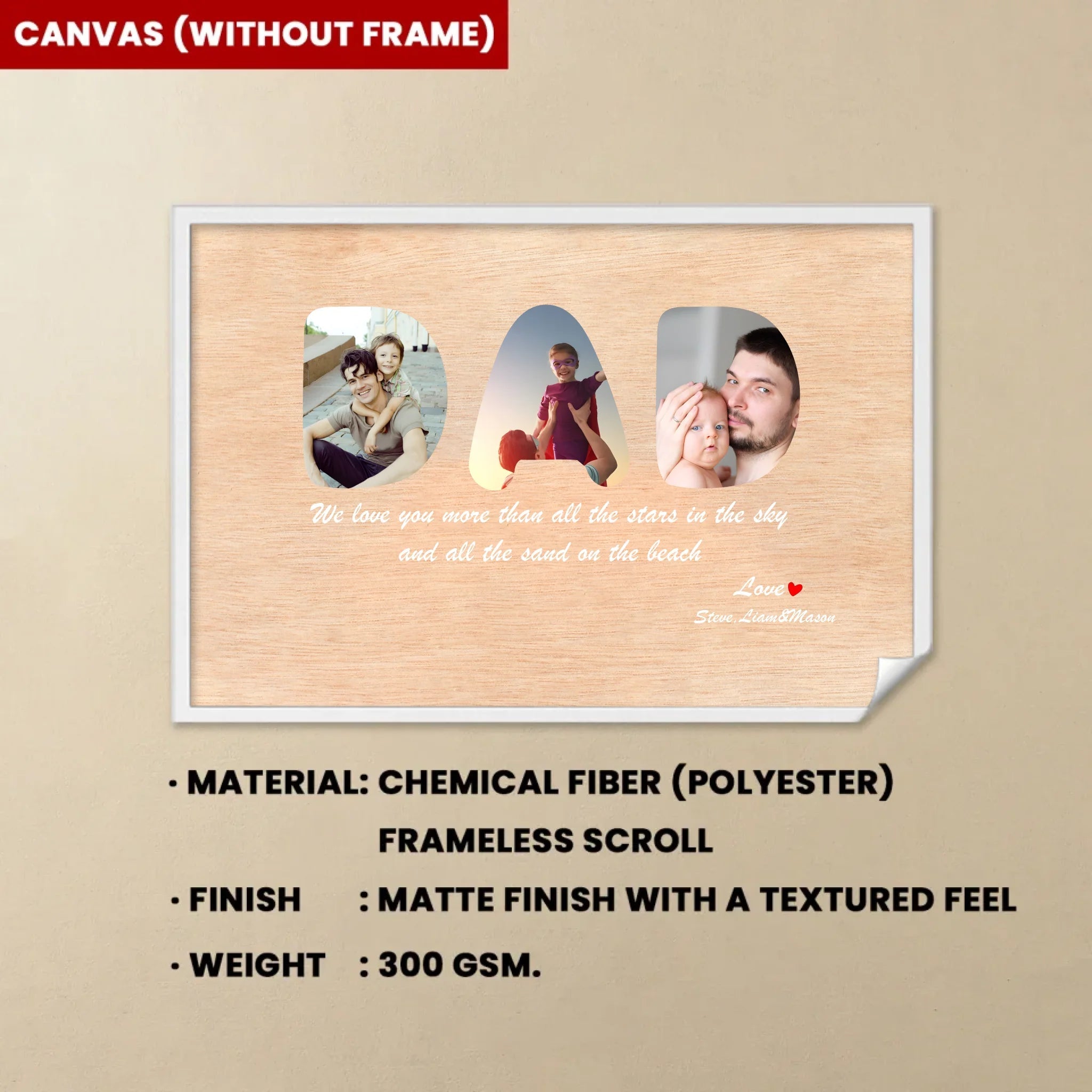 personalized custom gift for dad with high quality craftsmanship photo