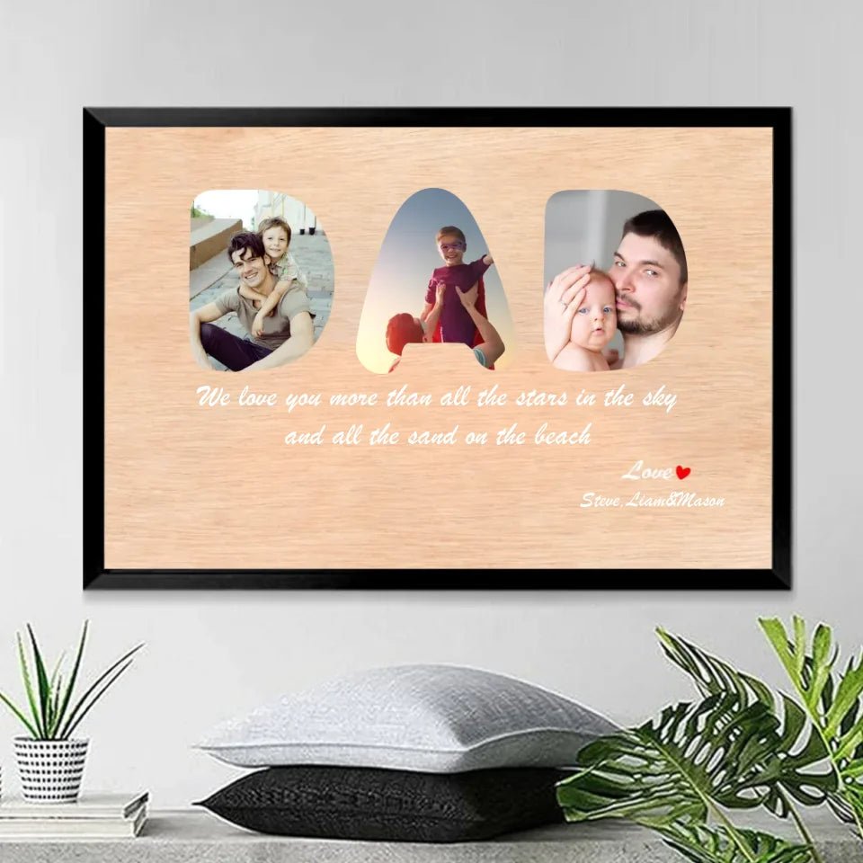 dad custom photo custom gift for dad personalized gift