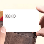Dad Grandpa Papa Walking With Kids Half Nation Flag Personalized Horizontal Wallet Card , Gift For Dad, For Grandpa, For Husband 708346 - Q - DiyGiftly