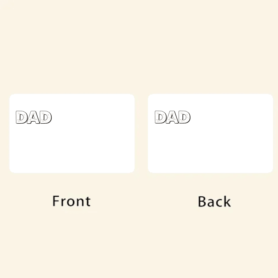 Dad Grandpa Papa Walking With Kids Half Nation Flag Personalized Horizontal Wallet Card , Gift For Dad, For Grandpa, For Husband 708346 - Q - DiyGiftly