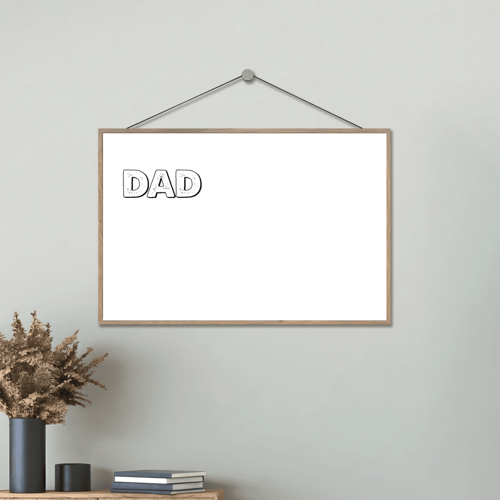 meaningful custom gift for dad with keepsake style keepsake design