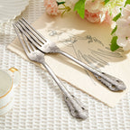 forever together personalized stainless steel engraved fork set as a engagement gift