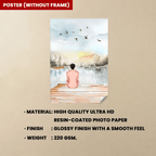 Daddy Thanks For Being My Hero, My Friend - Personalized Wrapped Canvas 713197 - 713360 - DiyGiftly