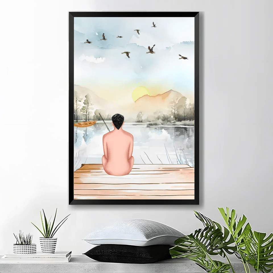 Daddy Thanks For Being My Hero, My Friend - Personalized Wrapped Canvas 713197 - 713360 - DiyGiftly