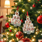Personalized Photo Christmas Tree Ornament Custom Ornament Christmas Gift for Family