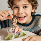 personalized bobblehead keepsake full character bobblehead keepsake character face kids animal display