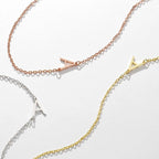 Custom Initial Letter Necklace S925 Silver