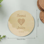 Personalized Coaster Wedding Party Favors