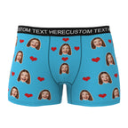 Custom Heart Face Boxer Briefs Men's Underwear