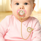 Custom Photo Baby Pacifier & Clip Set – Personalized Newborn Gift