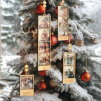 Personalized Photo Christmas Ornament Wooden Frame Ornament for Christmas Gifts
