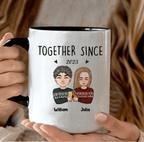 Personalized Long Distance Mug long distance gift Pink 11oz