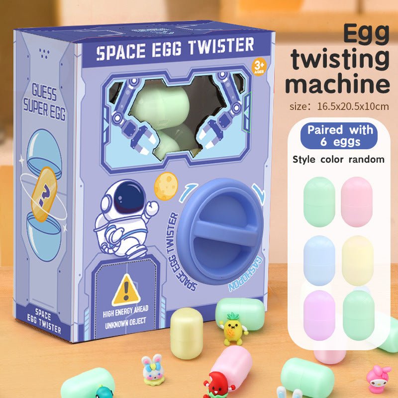 DIY Ramdom Style Egg Twisting Machine Gashapon Paired with 6 Eggs Toys Surprise Bilnd Box Christmas Gifts for Kids - DiyGiftly