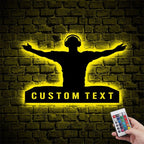 DJ Player Custom Name Metal Wall Art – Personalized Music Sign for Nightclubs, Studios & Home Decor 88760320 - DiyGiftly