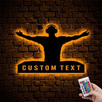 DJ Player Custom Name Metal Wall Art – Personalized Music Sign for Nightclubs, Studios & Home Decor 88760320 - DiyGiftly