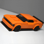 Dodge Challenger SRT Hellcat Creative Vehicle Racing Car Building Blocks Construction Toy Brick Figures Gift for Car Lover - DiyGiftly